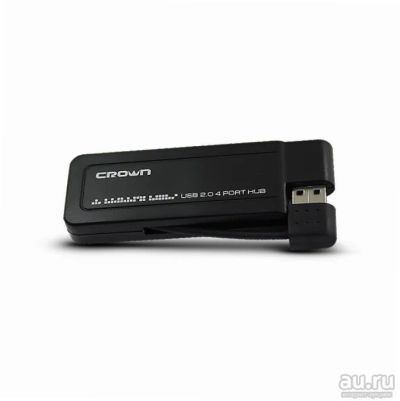 Лот: 17755795. Фото: 1. USB Хаб 2.0 Crown CMH-B18 4 порта... USB хабы