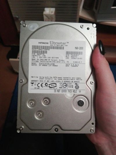 Лот: 6453982. Фото: 1. ЖД WD 1TB. Жёсткие диски (HDD)