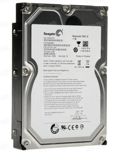 Лот: 6645908. Фото: 1. Жесткий диск 1Tb Seagate ST31000524AS... Жёсткие диски (HDD)
