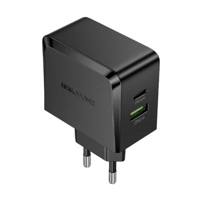 Лот: 25089919. Фото: 1. Зарядное сетевое (USB-C + USB-C... Зарядные устройства, блоки питания, адаптеры сетевые для смартфонов