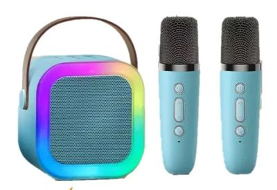Лот: 25332760. Фото: 1. Bluetooth колонка с микрофонами... Портативные, беспроводные колонки