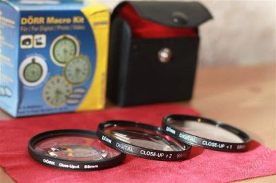 Лот: 2543545. Фото: 1. Макро линзы Dorr Close UP Set... Кольца переходные и макро
