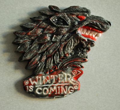 Лот: 3969982. Фото: 1. магнит "Game of Thrones". Лепка из полимерной глины