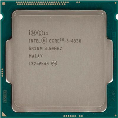 Лот: 8277391. Фото: 1. Процессор: Intel Core i3-4330. Процессоры