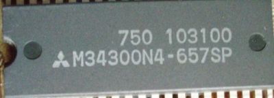 Лот: 11865713. Фото: 1. M34300N4-657SP, GP9L. Микросхемы