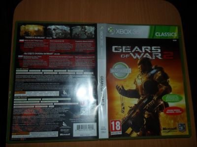Лот: 7067697. Фото: 1. Лицензионный диск "Gears of war... Игры для консолей