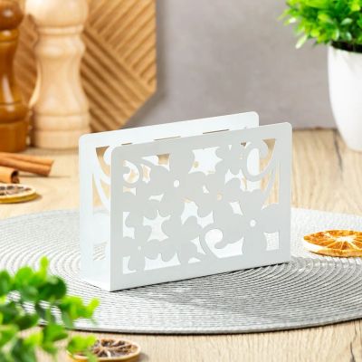 Лот: 24590274. Фото: 1. Салфетница металл, 15х4х10 см... Предметы сервировки