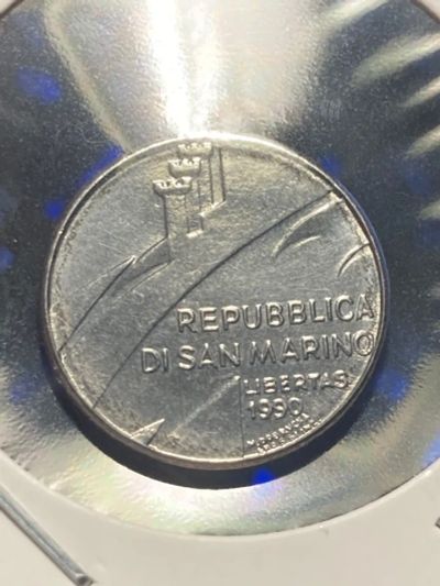 Лот: 19829720. Фото: 1. Сан-Марино 100 лир, 1990 Шестнадцать... Европа