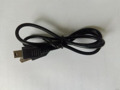 Лот: 17666583. Фото: 1. Кабель MiniUSB-USB (чёрный) 50... Дата-кабели, переходники