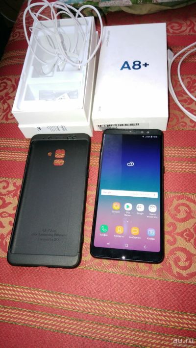 Лот: 13846693. Фото: 1. Смартфон Samsung Galaxy A8+ SM-A730F... Кнопочные мобильные телефоны