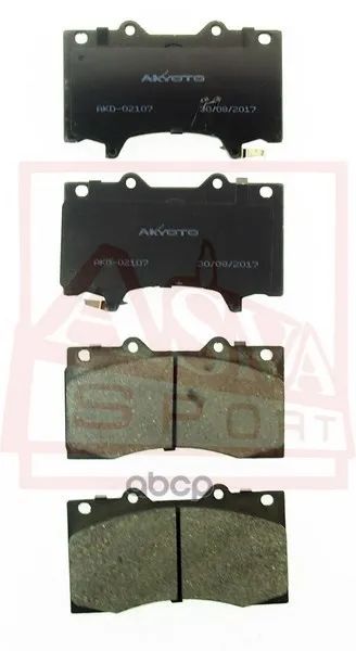 Лот: 24762574. Фото: 1. Колодки Тормозные AKYOTO арт... Разное