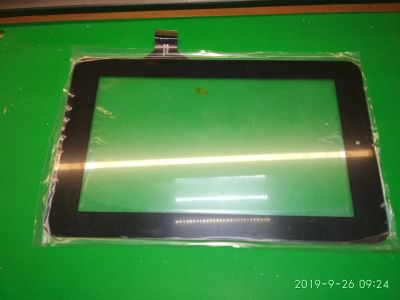 Лот: 14664541. Фото: 1. Prestigio MA705D5 Тачскрин черный. Запчасти для планшетов