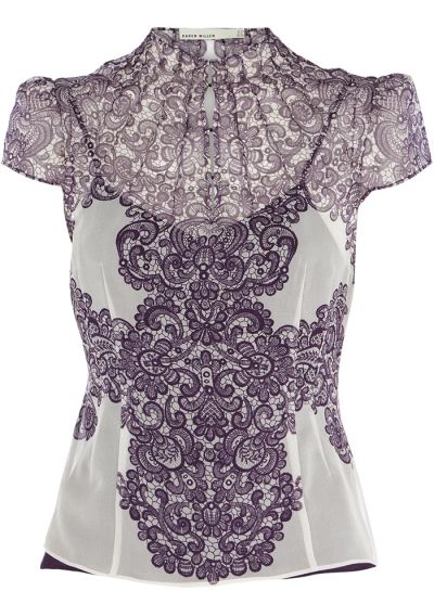 Лот: 5364309. Фото: 1. Блузка karen millen. Блузы, рубашки, водолазки