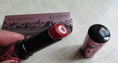 Лот: 2532566. Фото: 1. Помада Oriflame оттенок Love red. Макияж