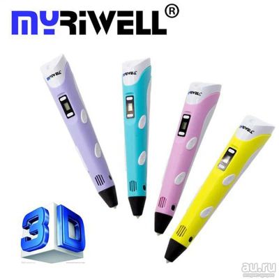 Лот: 11630160. Фото: 1. 3D ручка с дисплеем 3Dpen-2. MyRiwell... Ручки, карандаши, маркеры