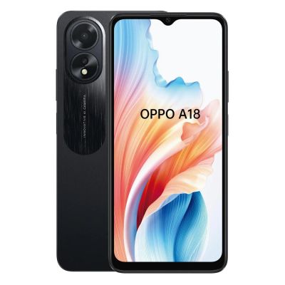Лот: 25603666. Фото: 1. Смартфон OPPO A18 4/128GB Black... Смартфоны