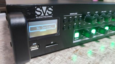 Лот: 20860609. Фото: 1. Микшер-усилитель SVS Audiotechnik... Усилители, эквалайзеры