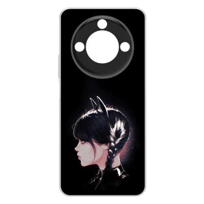Лот: 25086796. Фото: 1. Чехол Krutoff Clear Case "Уэнсдей... Чехлы, бамперы