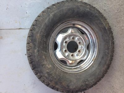 Лот: 3991857. Фото: 1. Внедорожный диск с резиной на... Диски