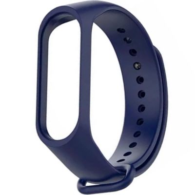 Лот: 16770430. Фото: 1. Ремешок для Mi Band 5 (синий... Смарт-часы, фитнес-браслеты, аксессуары