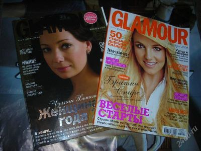Лот: 1378800. Фото: 1. Журналы "Glamour". 2 одним лотом... Красота и мода