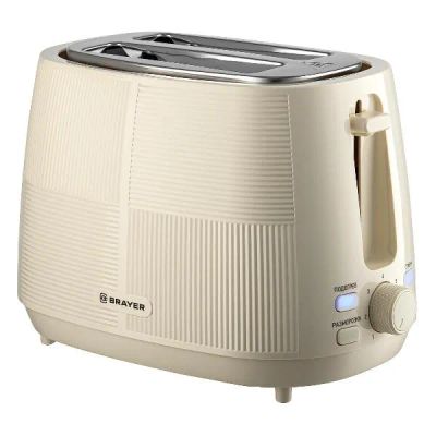 Лот: 24447295. Фото: 1. Тостер Brayer BR2116 Beige. Кухонная