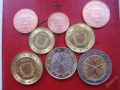 Лот: 2403638. Фото: 1. Мальта, годовой набор евро 2008г... Европа