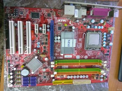 Лот: 12182196. Фото: 1. Комплект MSI P43 + Xeon E5345... Комплекты запчастей