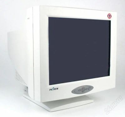 Лот: 1671688. Фото: 1. Монитор Proview CRT 17" DX-787... ЭЛТ-мониторы