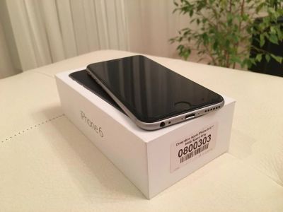 Лот: 10431764. Фото: 1. iPhone 6 Space Gray 64GB. Смартфоны