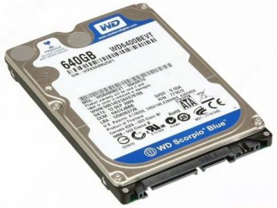 Лот: 3797957. Фото: 1. Western Digital WD6400BPVT 640Gb... Жёсткие диски (HDD)