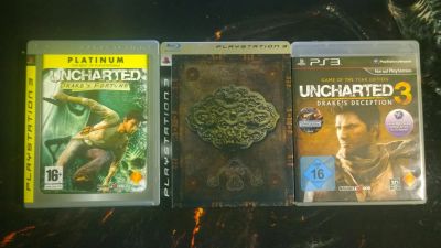 Лот: 8766289. Фото: 1. Uncharted 1-3 диски Blu-Ray для... Игры для консолей