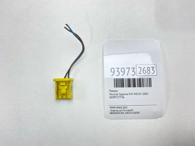 Лот: 24774568. Фото: 1. Разъем Porsche Cayenne 2005 6X0972773A... Двигатель и элементы двигателя