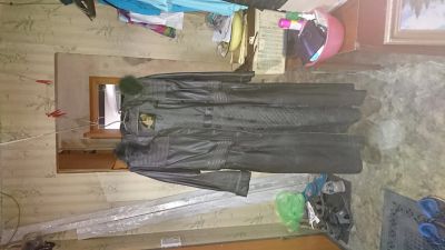 Лот: 11905203. Фото: 1. Плащ кожаный натуральный. Верхняя одежда