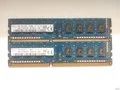 Лот: 17941785. Фото: 1. 2 Модуля Hynix DDR3 4Gb 1rx8 pc3l-12800u-11-13-a1... Оперативная память