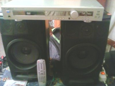 Лот: 6652718. Фото: 1. Комплект акустики Aiwa + усилитель... Пассивные акустические системы
