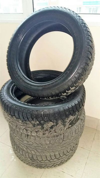 Лот: 12202518. Фото: 1. Шины зимние Nokian , шипованные... Шины