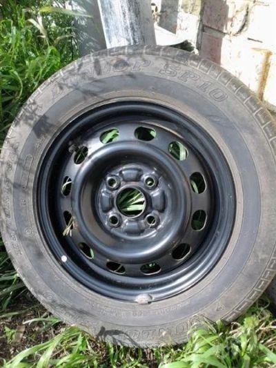 Лот: 2033375. Фото: 1. Японские колеса 175/70 R13 4 шт... Шины на дисках