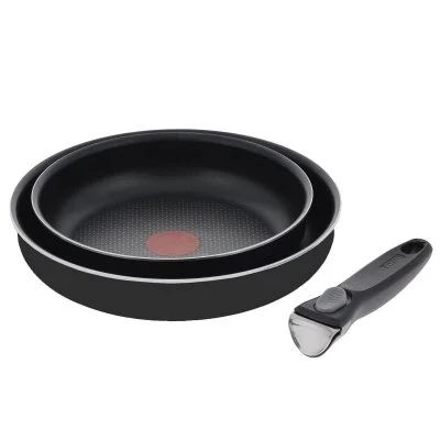 Лот: 15139687. Фото: 1. Набор посуды Tefal Ingenio Black... Кастрюли