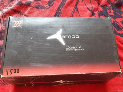 Лот: 13619625. Фото: 1. Morel Tempo Coax 4 двухполосная... Акустика автомобильная