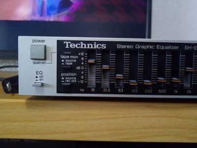 Лот: 15855317. Фото: 1. Эквалайзер Technics SH-E5 12 полос... Усилители, эквалайзеры