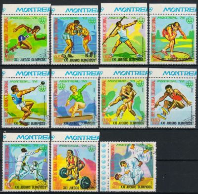 Лот: 18170172. Фото: 1. 1976. Экваториальная Гвинея. Олимпийские... Марки