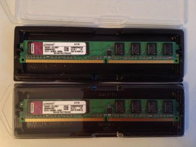 Лот: 6395966. Фото: 1. Память Kingston 2x1Gb DDR2/6400... Оперативная память