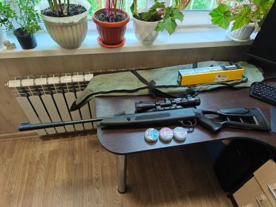 Лот: 25433518. Фото: 1. Пневматическая винтовка хатсан... Пневматическое оружие