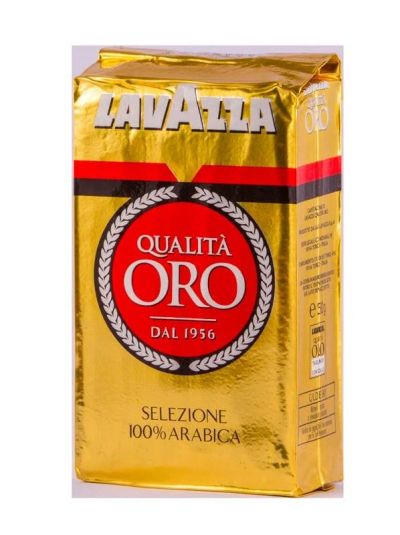 Лот: 10365190. Фото: 1. Кофе молотый "Lavazza Oro" (Италия... Чай, кофе, какао