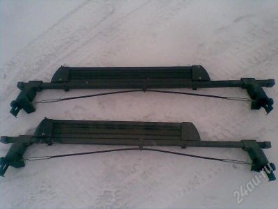 Лот: 210208. Фото: 1. Багажник для перевозки ЛЫЖ. Лыжи