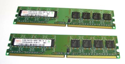 Лот: 8841094. Фото: 1. Память Hynix DDR2 512 Mb PC2-5300. Оперативная память