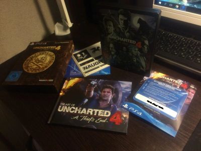 Лот: 11112817. Фото: 1. Uncharted 4 Путь вора (Коллекционное... Другое (компьютерные игры, игровые аккаунты, по)