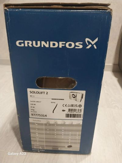 Лот: 25024996. Фото: 1. Канализационная установка Grunfos... Водоотведение, водостоки и канализация