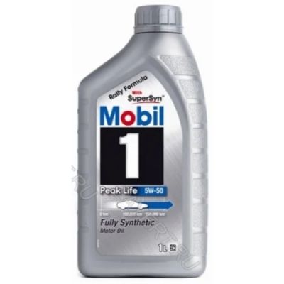 Лот: 3296526. Фото: 1. Масло Mobil 1 ( 1 литр) 5W50 Peak... Масла, жидкости